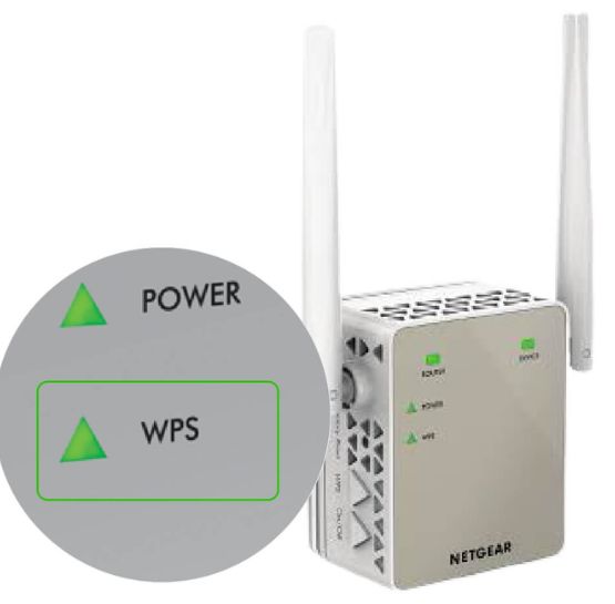 netgear extender wps setup