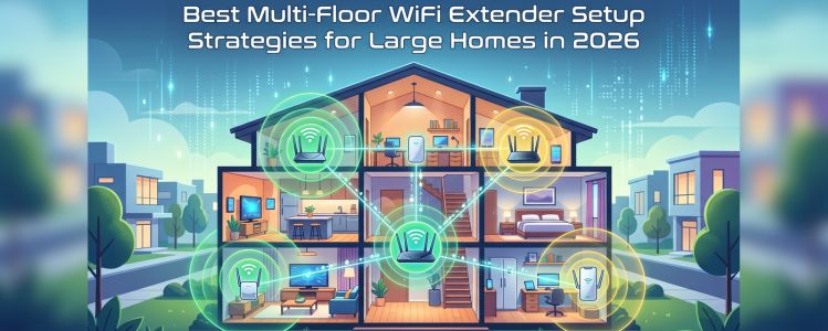 Best Multi-Floor WiFi Extender Setup Strategies for Large Homes in 2026