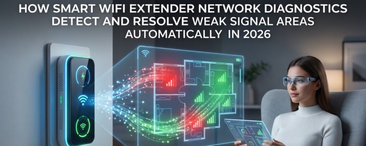 How Smart WiFi Extender Network Diagnostics Detect and Resolve Weak Signal Areas Automatically in 2026