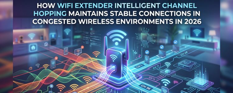 How WiFi Extender Intelligent Channel Hopping Maintains Stable Connections in Congested Wireless Environments in 2026