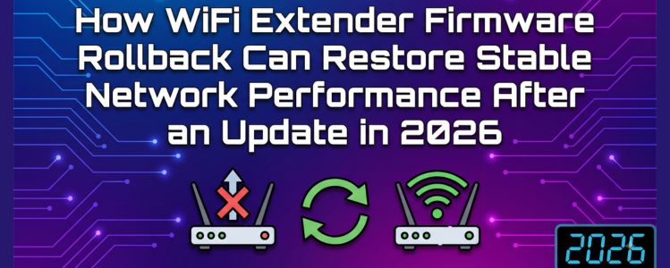 How WiFi Extender Firmware Rollback Can Restore Stable Network Performance After an Update in 2026